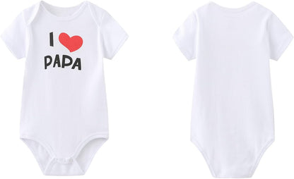 Baby Bodysuit Short Sleeve One-Piece Newborn Baby Clothes for Baby Boy and Girls